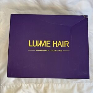 Luvme Human Hair Wig Medium Length Strawberry Blonde/Black